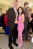 Was debating between the navy and the pink- so glad I went with the pink! It's a beautiful dress, fits perfectly, and I received compliments about it all night! - Constantina P.