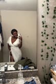 I recently purchased this stunning white dress for my courthouse wedding, and it exceeded all my expectations. The dress had a simple yet elegant design, perfect for the intimate and meaningful setting of the courthouse. The fit was flattering and comfortable, allowing me to feel confident and radiant on my special day. The fabric felt high-quality, and the minimalist details added a timeless charm. It was exactly what I envisioned; chic, classy, and effortlessly beautiful. I couldn't have chosen a better dress for such a memorable occasion! - Jailyn T.