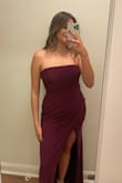 I usually wear small/medium. I ordered a medium, and it fit perfectly top half is like a corset, and the bottom lays lovely. Thick material and not see-through. I am 5'6 . It was the perfect length. I definitely think someone about one to 2 inches taller than me would fit well. I was wearing high heels. - Betsy V.