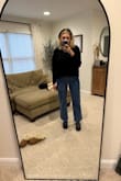 These jeans are sooo comfortable and stylish. Perfect long straight-leg jeans to wear with boots etc. If you're thinking about it, I would deff try them! Full review on savvysamshops on Insta or TikTok - Samantha G.