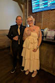 This dress was so light and comfortable, just perfect for our very casual elopement. I wore it with a vintage sable and it matches my husband's tie and boutonniere to the dress... It all worked out just lovely. The dress fit and covered and stayed up very nicely. - Meagan M.