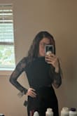 Bought this to wear to Wicked on Broadway and it was perfect and so flattering and surprisingly comfortable. Absolutely love the lacy sleeves. I would normally order a small cause otherwise Lulu dresses run long on me, but smalls were sold out. Happy to say the medium worked just fine!! - Scooter R.