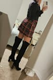 Beautiful skirt! It's even better in person. I had wanted to wear it for Christmas, but I'm glad I ordered ahead of time because unfortunately, it's too short. Will have to save it for date night cuz I definitely don't want to return it. - Eliane B.