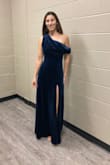 This dress was a huge hit for a formal quinceañera. The material is heavy, but not too heavy. I did have it altered to raise the hem, but otherwise it did not require any adjustments. Got lots of compliments throughout the night! - Rebecca Q.