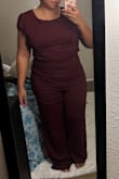 The fit was not how it was described in the product description or in reviews. I normally wear a XL and I was excited about it running larger/loose fitting around the hips/thighs, but it fit snug around my hips and still looked okay. The torso/bodice however was way too long for me. I have a slightly shorter torso than the "standard", but this was a good 3-4" too long, so it bunched all weird. Unfortunately, I can't return or exchange it. I'm so disappointed. It was delivered super fast though. - Isabel R.