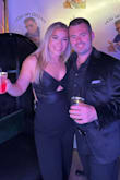 This jumpsuit is amazing! It fit perfectly and was so flattering. I wore it with 4 inch heels so the length was perfect but otherwise would need to be hemmed. The leather top also held my boobs so well with no bra! - Michelle V.