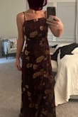 This dress is lovely! I ordered a few different dresses from Lulus to wear to a fall wedding as part of a bridal party. Although I didn't end up wearing this one to the wedding, I loved it so much I kept it. The dress is high quality and the size small fit me perfectly. It is a tad long as I'm only 5'4, but i will be wearing heels. After reading other reviews, I will probably reinforce the straps with my sewing machine before I wear it so they don't break (they are thin). - Jill O.