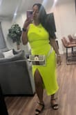 I absolutely love this set and the lime green color is amazing. I just wish I could mix the top and bottom sizes, as I would've gone for a smaller top and larger bottom. - Natalie T.