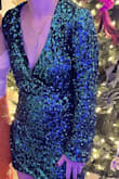 I wore it to my 40th birthday party, and it was perfect! The top was a little loose, but a size smaller was way too tight in the waist and hips. - Jeannie R.
