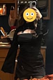 The dress is cute and flattering. The material feels like Amazon quality but it is lined with a somewhat stretchy material. It comes and stays very wrinkled so a steamer is needed. - Nancy A.