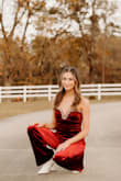 Ordered this jumpsuit for my Daughter's senior pictures. It fits like a glove and feels like a dream on. - Adam A.