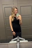 Love love love this dress. Simple and classy. I am taller and it was the perfect length with flats! Loved the fit and the back details. I need an excuse to go to more formals now! - Emily W.