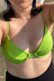 This is lovely, color is very vibrant, went well with a bottom from lulus. Wore it on my trip to Mexico - Yurany N.