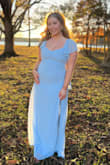 Loved it for a winter wedding I was in where we had to wear light blue! The sleeves are my fav part! - Claire K.