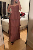 I'm obsessed! I fell in love with it from the minute I put it on. So flattering and comfortable because of the corset back. Can't wait to wear this the the summer wedding! - Emily Z.