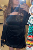 Absolute queen in this dress. It is so soft and so silky and snatches my curves! I love it! Definitely have to get this dress! Ignore the neck area I didn't have it buttoned. Lovey overall! - Lauren C.