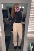 I got this top in the brown color and honestly haven't stopped wearing it. I love the length, I love the fit, it's SO soft and light, and I really like the semi mock turtle neck. I love bodysuits, but lately I've been annoyed with buttoning and unbuttoning constantly. I'm so excited to have basic tops like this that can easily tuck, STAY TUCKED, and I can use the restroom easily. - Melissa L.
