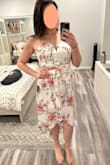 I bought several dresses from Lulus to try for a party. I didn't pick this one for the event, but it's so pretty and so comfy and my fiancé loved it on me too, so I am keeping it anyway!! - Margaux E.