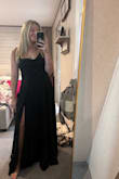 Perfect in every way! A little long, but perfect with some heels. Can't wait to wear this to an event! - Jocelyn C.