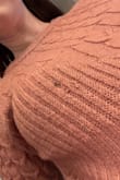I love the shirt and just want to exchange. It has a hole on the right breast. - Summer D.