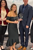 Loved the color, fit & feel of this dress. Wore it to my holiday party and wasn't aware I would be receiving an award; thanks for helping me feel confident. - Sherilynn J.