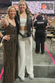 Purchased for Eras with a black jacket for a TTPD look. Pants were long enough for me as a tall girly. It was comfortable and flattering! - Kristin B.