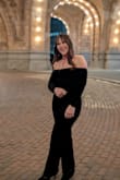 This fit true to size, was so very comfortable! Showed off all the right things and tons of compliments! - Christine D.