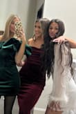 Super pretty and well made dress. A little bit longer than I like, but it still turned out perfect for my christmas party. - Makinzie H.