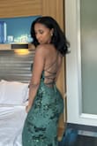 I wore this to a black-tie wedding and felt so beautiful in it! It fit perfectly and the color was stunning. As a note, the train is a little long. I am fairly tall (5'9) and wore heels, and I did find myself having to lift the back of the gown to avoid it being stepped on, so something to be mindful of if you are shorter. - Jannelle F.