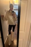 True to size. Super comfortable and look great with leggings - Shannen L.