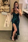 Absolutely LOVE this dress! It's comfortable; the straps are adjustable if needed; it's not TOO long (I wore 3-4" heels and it was off the ground about an inch or two - it was perfect. I wore it longer after changing into tennis shoes and it wasn't dragging on the ground or anything), and it's BEAUTIFUL. Received so many compliments! I never feel confident, and I'm not the "going out" type, but this dress was SUCH a win. I couldn't be more pleased with how it fit and how it looked, how quickly it came, and the quality of the material. LOVE and wish I could recommend to everyone! - Randi S.