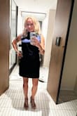 I purchased this dress for a wedding. I received so many compliments on the fit and material. It's so silky. The fit was perfect and it was very comfortable. 100% recommended!! - Amy D.