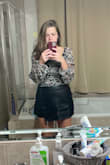Super cute top!  I didn't realize it's cropped/super short in the torso.  Wish it was normal length. - Melanie G.