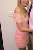 I am 5'9" 140ish lbs, normally things look too sleazy on me because I have a bigger butt and long legs, but this dress was fierce. I was told I looked like a flamenco dancer lol, and got tons of compliments. The sleeves do get uncomfortable when you wear it for a long time and the lace material is stiff, but it is a great dress otherwise! - Claire V.