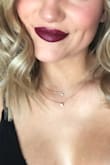 I love this necklace, and it was a great price, but it gets tangled around itself with simple movement. I spent a lot of time untangling it to make it lay like in the pic. - Claire V.