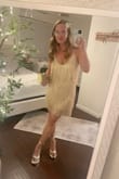 Wore to a Roaring 20's work holiday party and it was perfect. I wanted something more modern but still in theme and this dress was so fun to wear. So comfortable, and very cute on the dance floor. Sequins didn't scratch or bother me. - Megan C.