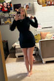 The dress fits perfect and is very flattering. The only problem was that the sequins on the back started falling off before I even put the dress on. It seems like it was glued on and very poorly. Nothing a little E 6000 won't fix though! - Alyssa O.