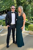 This dress, y'all. I was 11 months postpartum w/ baby #4 & my body hadn't quite bounced back yet. I got this dress for a formal wedding (cause I couldn't stop thinking about it), thinking I'll end up returning it for a different style. It was GORGEOUS! I felt amazing. The material is on the thicker side & I did wear Shapermint high waisted shape wear to help with my mom pooch & it was perfect. I wore heels so I did not have to get it altered. I'm SO happy I decided to try this dress out. I need another formal event so I can get the black one too. - Kamryn B.