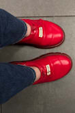 Love the pop of red, cozy lining, and very comfy! - Bettina H.