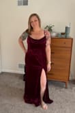 I'm a medium or large depending on most dresses. I ordered this in large and couldn't fully zip it, so I exchanged it for an XL. Now it feels a little too baggy, so idk what to do. I love the look and feel of the dress. The material is luxurious and soft and the dress is overall flattering. I just need to figure out how to make one of these sizes work for me (I haven't sent back the returned item yet) - Jennifer M.