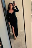 This dress was really comfortable. I felt so confident all night, and received many compliments. I am pretty short, I had to get the dress hemmed even when wearing 4.5inch heels. 
I loved the colour too. - Britny H.