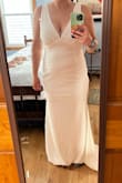 This was my very close #2 for my wedding. The mermaid shape was a little tight for my preference. - Krystyna K.