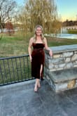 Got lots of compliments on this at a wedding I attended. I got a large and it fit me perfectly. Was very comfortable. - Sarah C.
