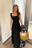 Seriously obsessed with this dress. I loved it so much that I bought two. The black one for a Gala and the green one for a wedding. I was so nervous that the dress wouldn't look right because of my body shape but it looked amazing and was very comfortable. Very high quality too. - Jenaleigh N.
