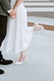 Wore this for an engagement shoot and they looked great! Easy to walk in & my feet didn't hurt after wearing all day. - Samantha W.