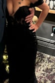 Loved the look of this dress but before I could even make it to my event, one of plastic pieces around the waist tore through the dress and began digging into my skin. I was forced to just pull it completely out because it would not stay in, this made my boobs lopsided because only one was being supported by the structured waist. The quality just was not great and it's a shame because it is a beautiful dress! - Kristen W.