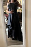 I am a true medium; so I first bought a medium. I couldn't zip it up, so I thought... well maybe because of my bust, I am a large. Ordered a large. It still was about an inch away from being able to zip up!!! I have never owned anything in Extra Large in my life, and at 133 lbs... I should not be an extra large.
I loved the dress; had to have it altered to be able to wear it in time for the gala... but seriously... you need to make these dresses for women... not toothpick-sized girls! - Karla W.