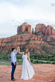 Wore ethos dress for my engagement shoot in Sedona, Arizona and it was absolutely PERFECT! 10/10 recommend! - Alexis G.