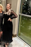 I ordered this dress for a company Christmas party at the last minute. It was shipped very quickly and arrived days ahead of the party. The dress was very flattering and I received so many compliments. Would order again! - Kaula M.