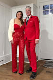 I ordered both the XL and L but went with the L. The XL was dragging on the ground even with heels and was a little loose up top. I got so many compliments on this jumpsuit. I'm 5'8 174lbs athletic build and the L was great! - Jennifer C.